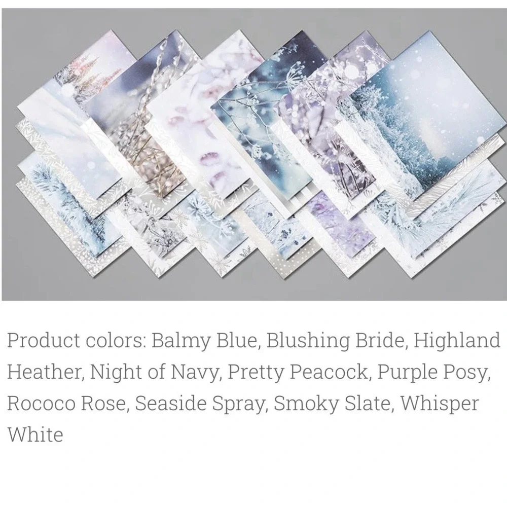 Stampin' Up! Feels Like Frost 6 x 6 Designer Series Paper 150444
